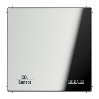 KNX CO2-Sensor RT-Regler CO2 GCR 2178 glanzchrom