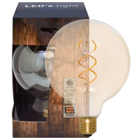 LED-Filamentlampe 5,0W E27 230lm klar dimmbar