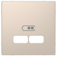 Zentralplatte für USB champagnermetallallic MEG4367-6051