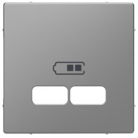 Zentralplatte für USB edelstahl MEG4367-6036