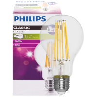 LED-Filamentlampe 10,5W E27 1521lm klar
