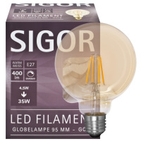 LED-Filamentlampe 4,5W E27 400lm klar dimmbar 
