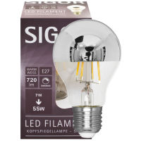 LED-Filamentlampe 7,0W E27 720lm Spiegelkopf dimmbar