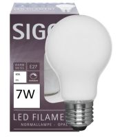 LED-Filamentlampe 7,0W E27 806lm matt dimmbar