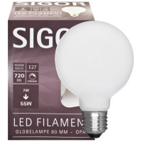 LED-Filamentlampe 7,0W E27 720lm matt dimmbar