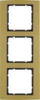 Rahmen 3-fach 10133016 alu gold anthrazit matt