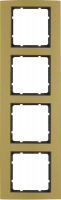 Rahmen 2-fach 10143016 alu gold anthrazit matt