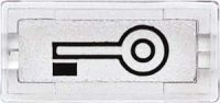 Symbol Schlüssel glasklar 395769