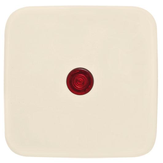 Wippe Kontroll-Schalter mit Linse weiß