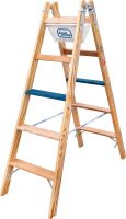 Holz Stufen Stehleiter 2104-7