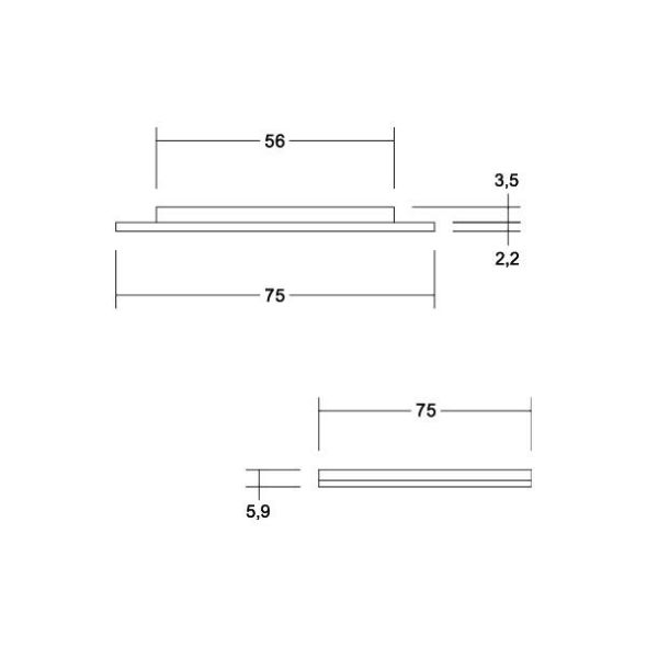 LED-Einbaudownlight 12V DC 12164023