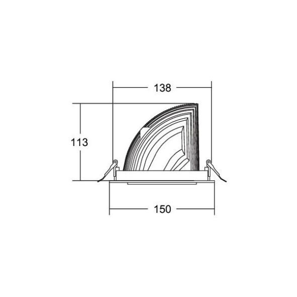 LED-Einbaurichtstrahler 88254163DA