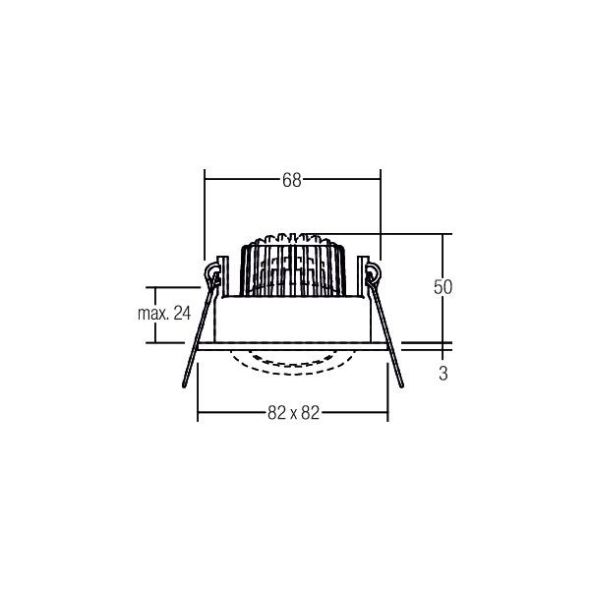 LED-Einbaustrahler 230V 39355643