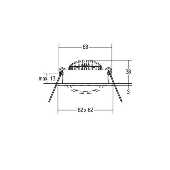 LED-Einbaustrahler 39385173