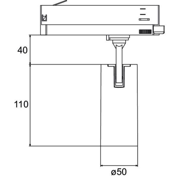 LED-Schienenstrahler 230V 88702183DA