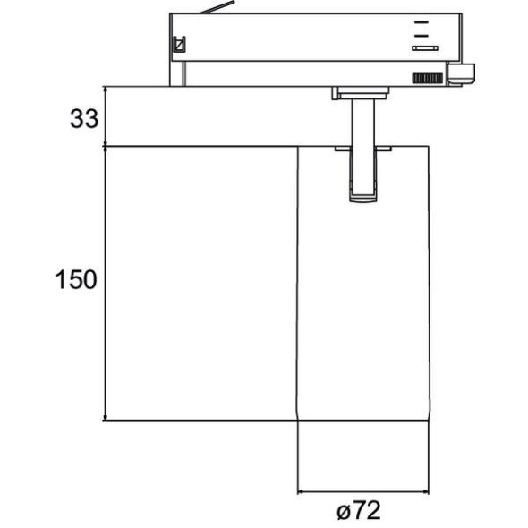 LED-Schienenstrahler 230V 88722164DA