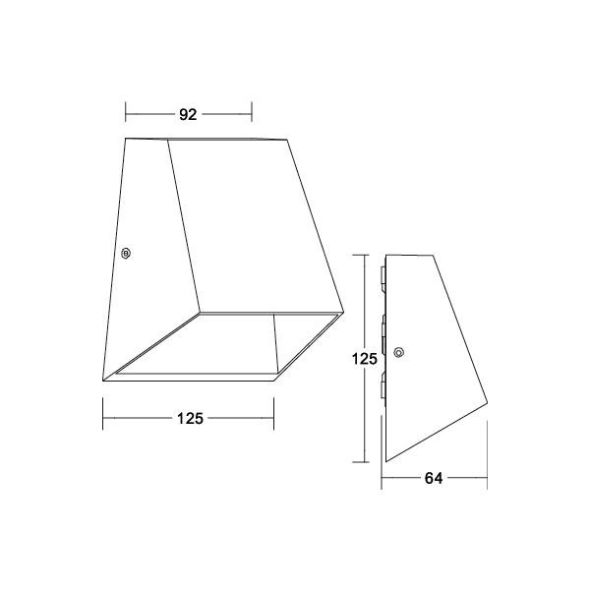 LED-Wandanbauleuchte 65021103