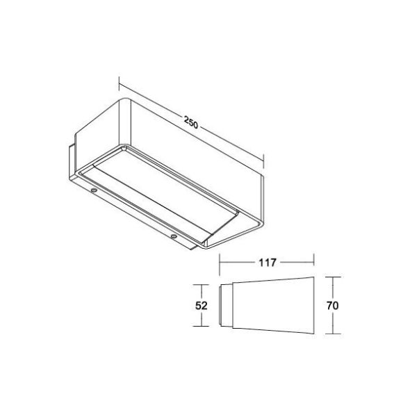 LED-Wandanbauleuchte 65051103