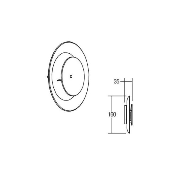 LED-Wandleuchte P+L 10707173