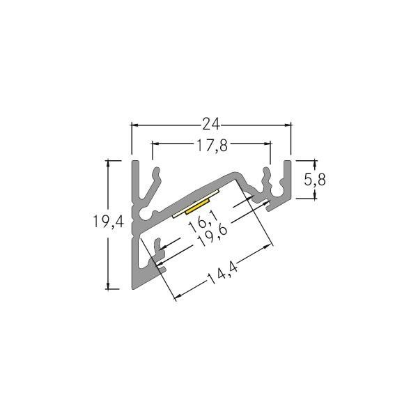 Anbau-Eckprofil 53385261