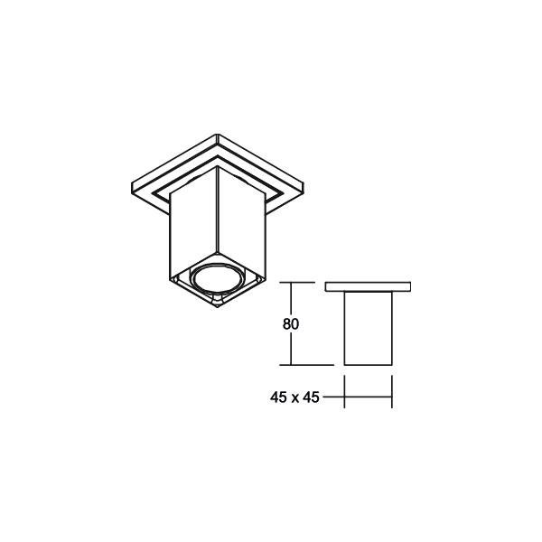 LED-Anbauleuchte P+L 12701173