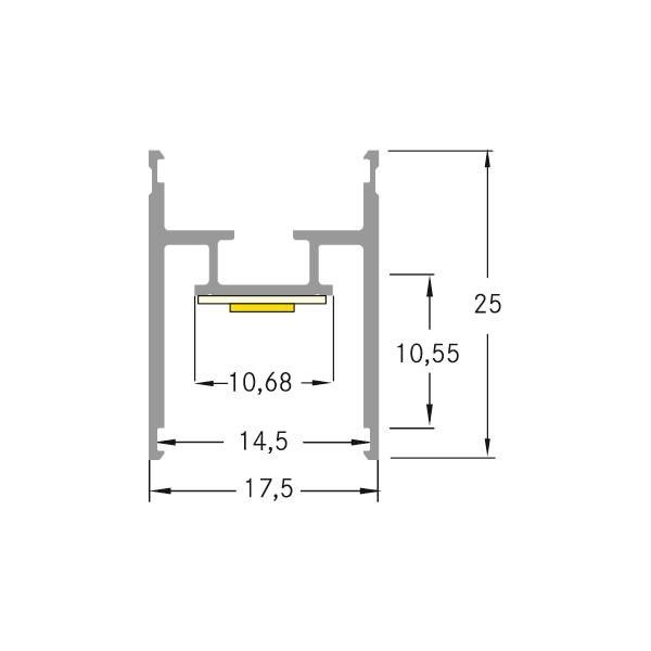 LED-Anbauprofil 53605080