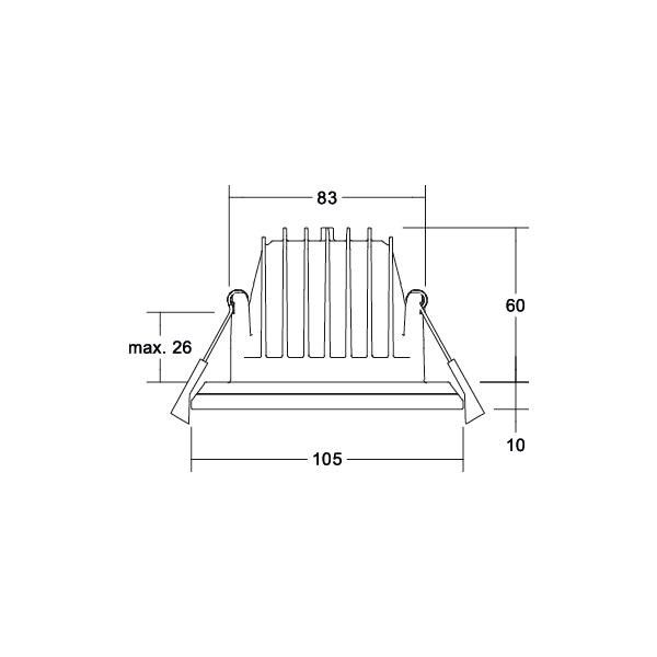 LED-Einbaudownlight 230V 39339173