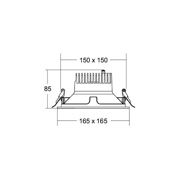 LED-Einbaudownlight 230V 40643174DA