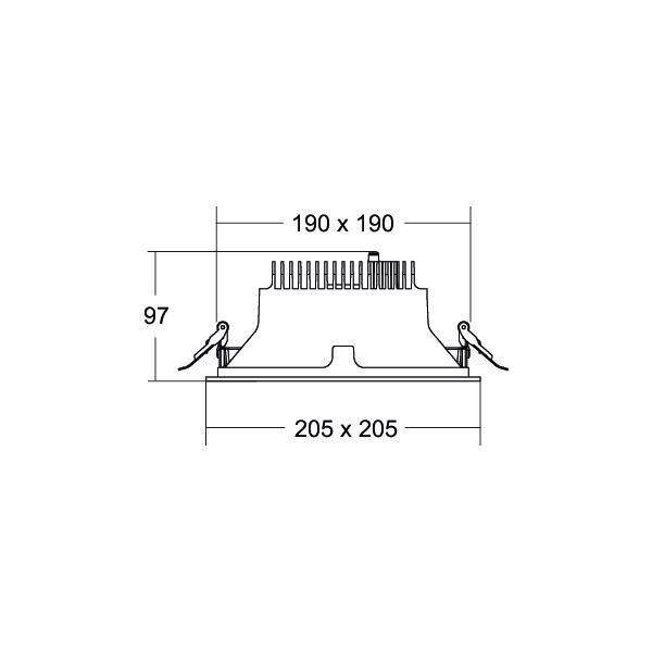 LED-Einbaudownlight 230V 40644183DA