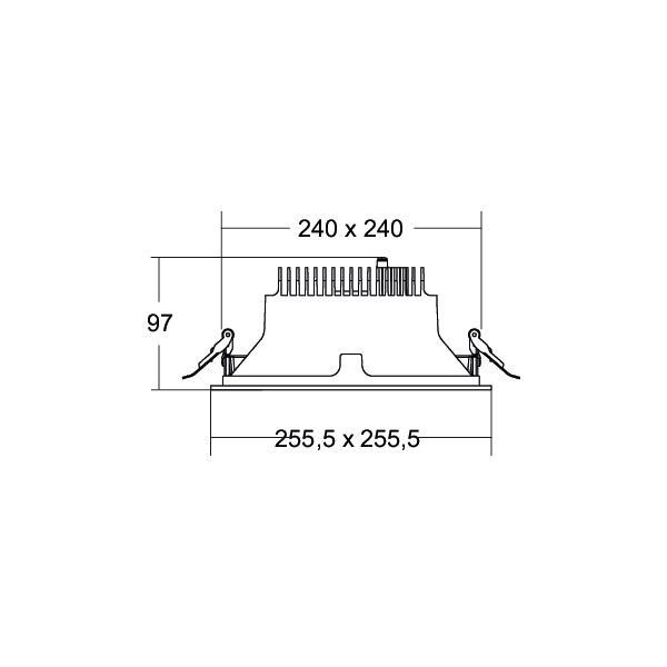 LED-Einbaudownlight 230V 40645173