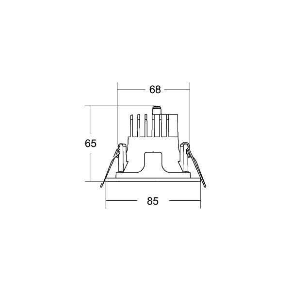 LED-Einbaudownlight 230V 41611163