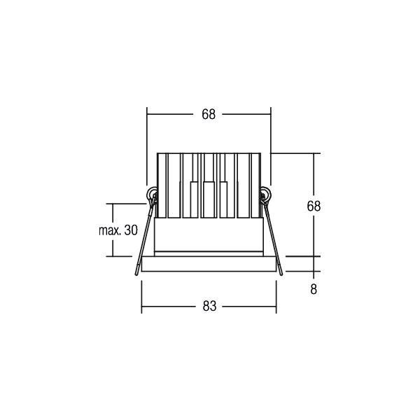 LED-Einbauleuchte 500mA 12270174