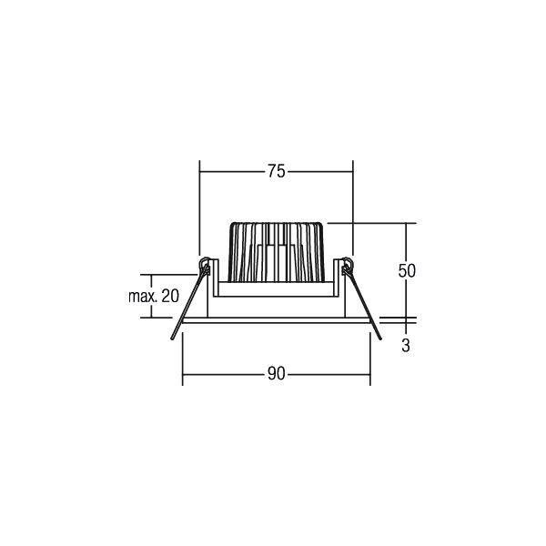 LED-Einbauleuchte IP65 13368683