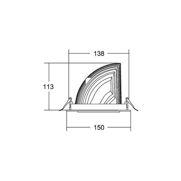 LED-Einbaurichtstrahler 88253165DA