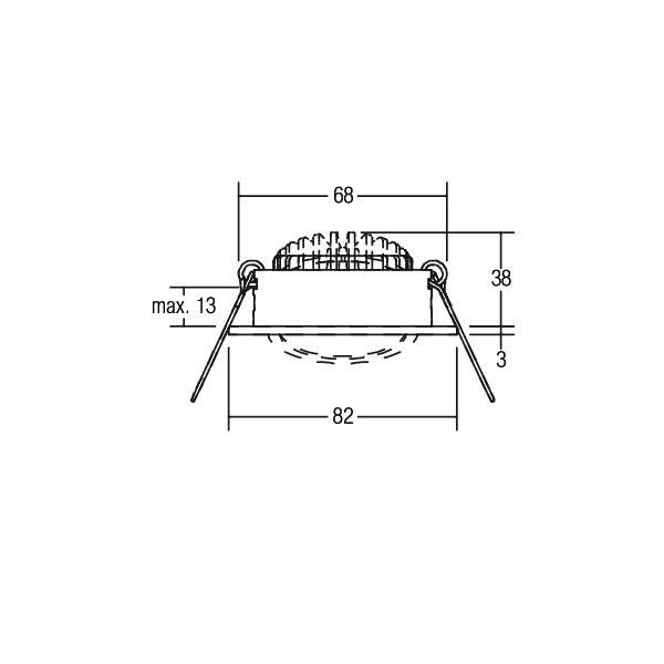 LED-Einbaustrahler 12321073