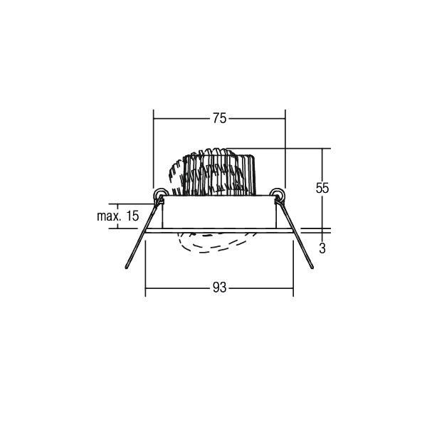 LED-Einbaustrahler 230V 38309253