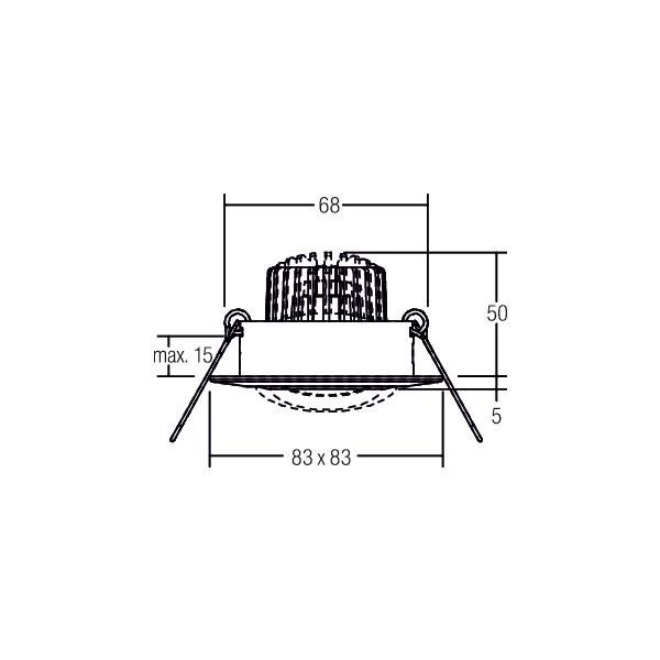 LED-Einbaustrahler 230V 39374083