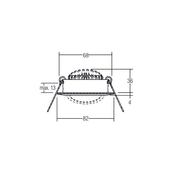 LED-Einbaustrahler 230V 39463023