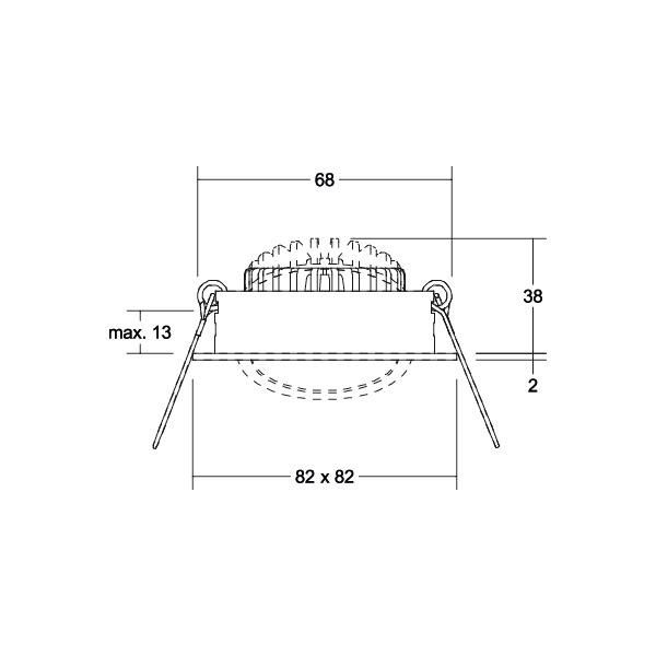 LED-Einbaustrahler 230V 39465073