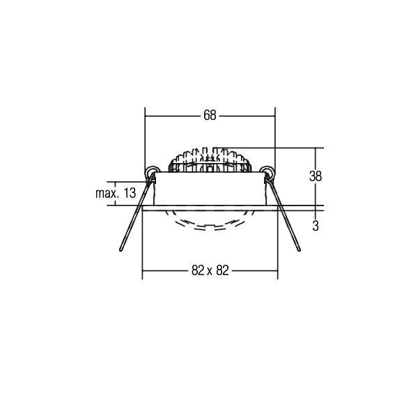 LED-Einbaustrahler 38262253