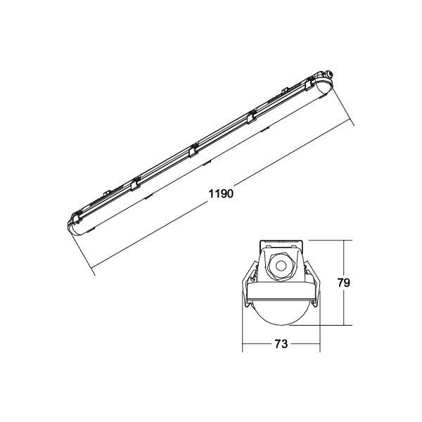 LED-Feuchtraumleuchte 78012114