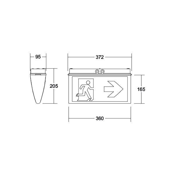 LED-Rettungszeichenleuchte 79030004