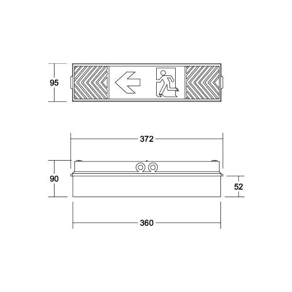 LED-Rettungszeichenleuchte 79130004