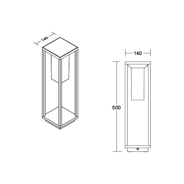 LED-Solarpollerleuchte 65321103