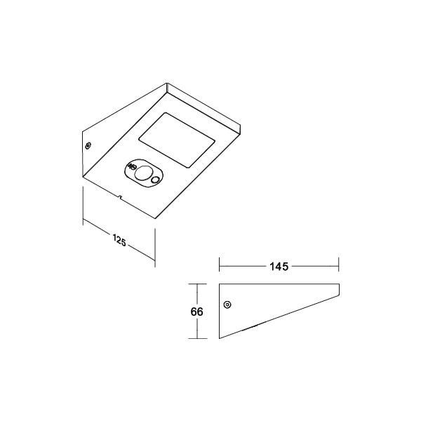 LED-Solarwandleuchte 65291103