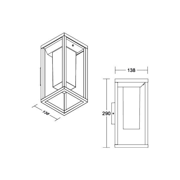 LED-Solarwandleuchte 65322103