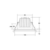 LED-Einbaudownlight 230V 39339173