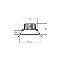 LED-Einbaudownlight 230V 41476423