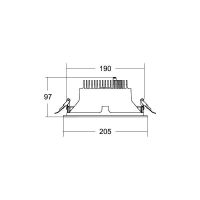 LED-Einbaudownlight 230V 41614175