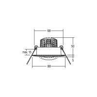 LED-Einbaustrahler 230V 38141023